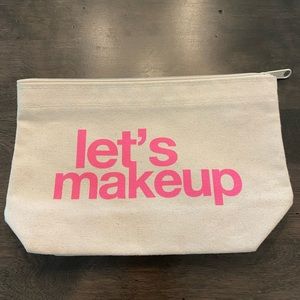 Dogeared Makeup bag never used